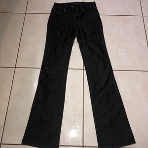 DKNY black bootcut jeans
